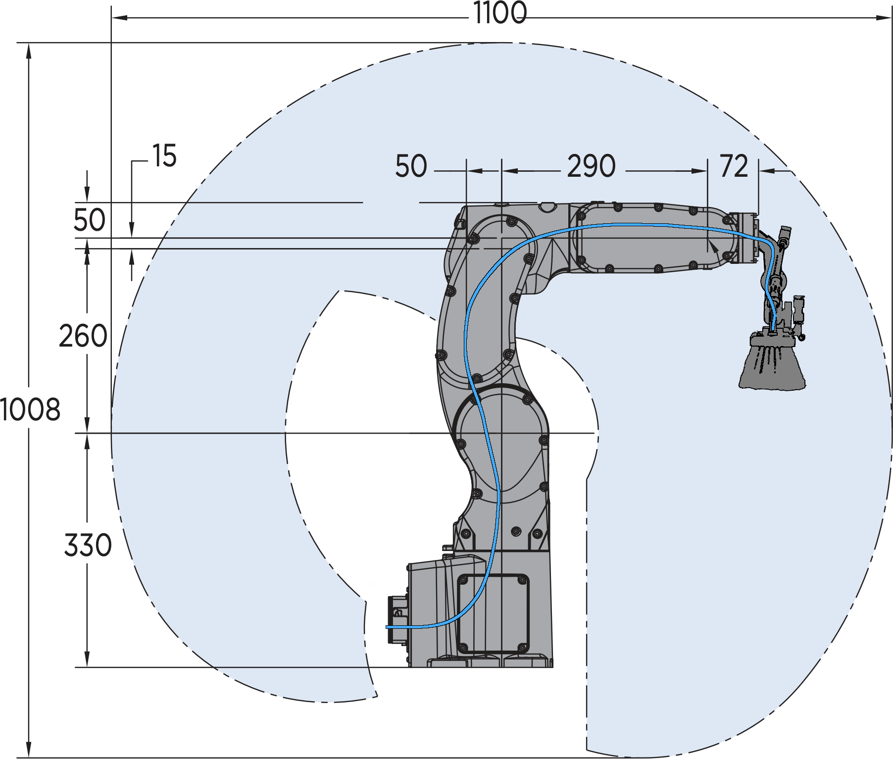 Robotic arm diagram